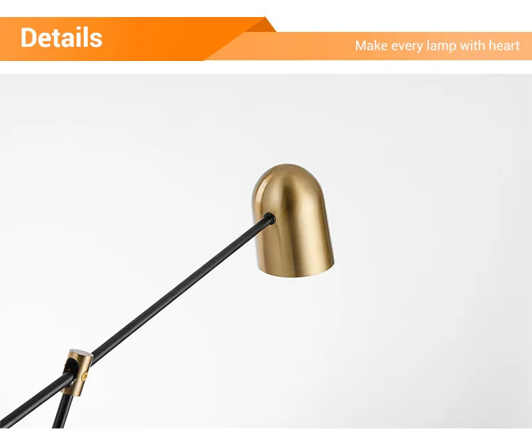 Luminária de Mesa Base Mármore Designer com Regulagem – Sala e Quarto
