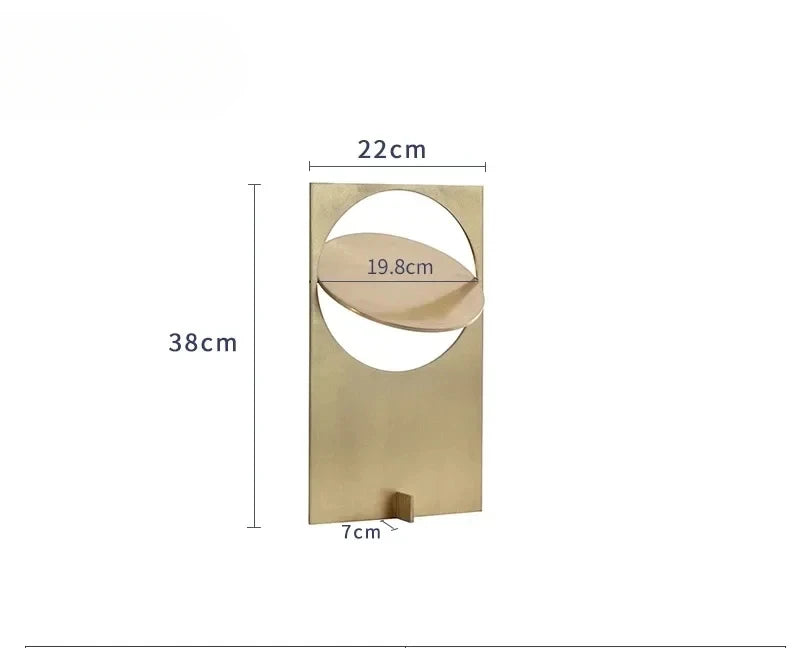 Luminaria de Mesa Armie - Acabamento Natural - home office escultural