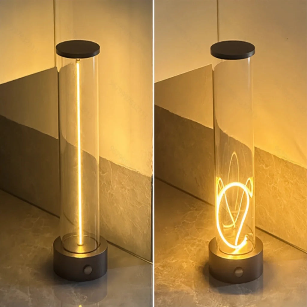 Luminária de Mesa Magnética Portátil Recarregável Touch – 3 Cores