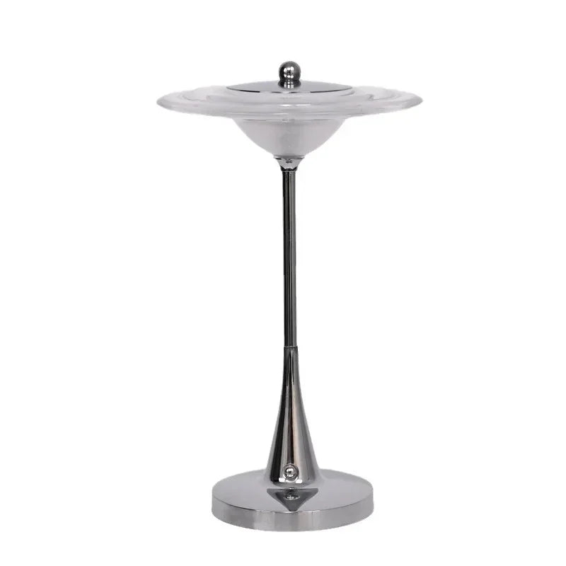 Luminária LED Disco Voador Recarregável Touch Cabeceira