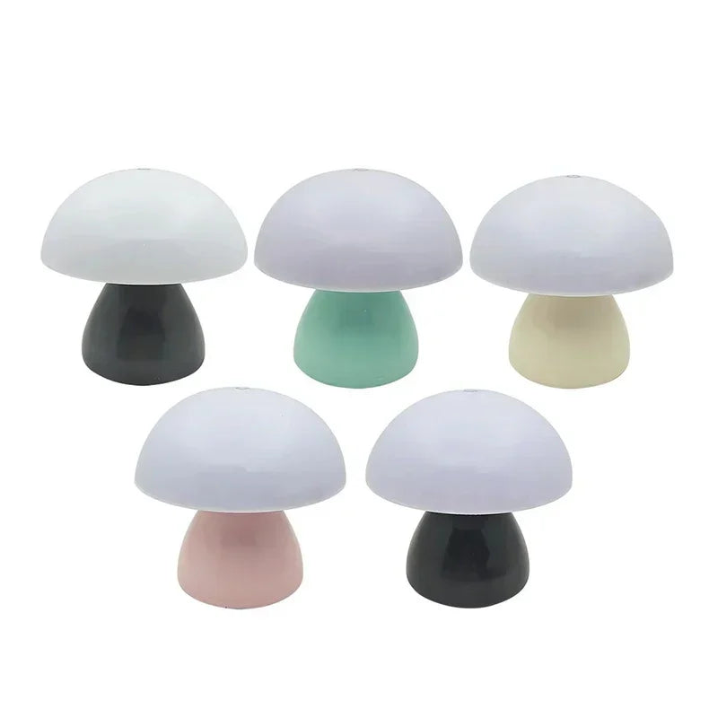 Luminária Cogumelo LED Touch Dimmer USB Recarregável