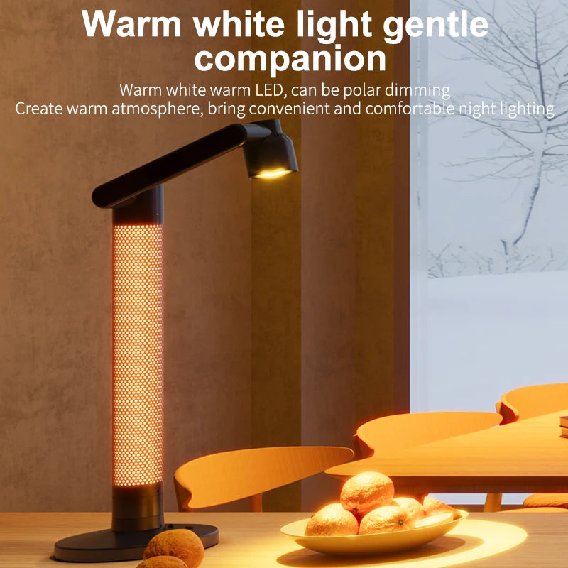Luminária de Mesa Inteligente WiFi Tuya com Proteção Ocular – Rotacional