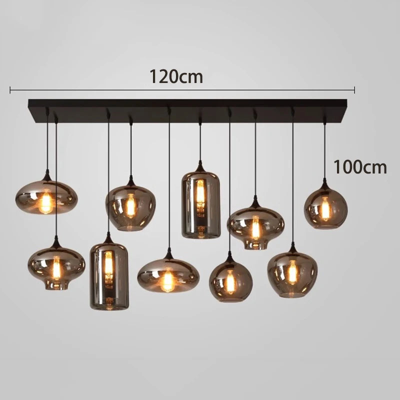 Pendente LED Artístico para Sala de Estar