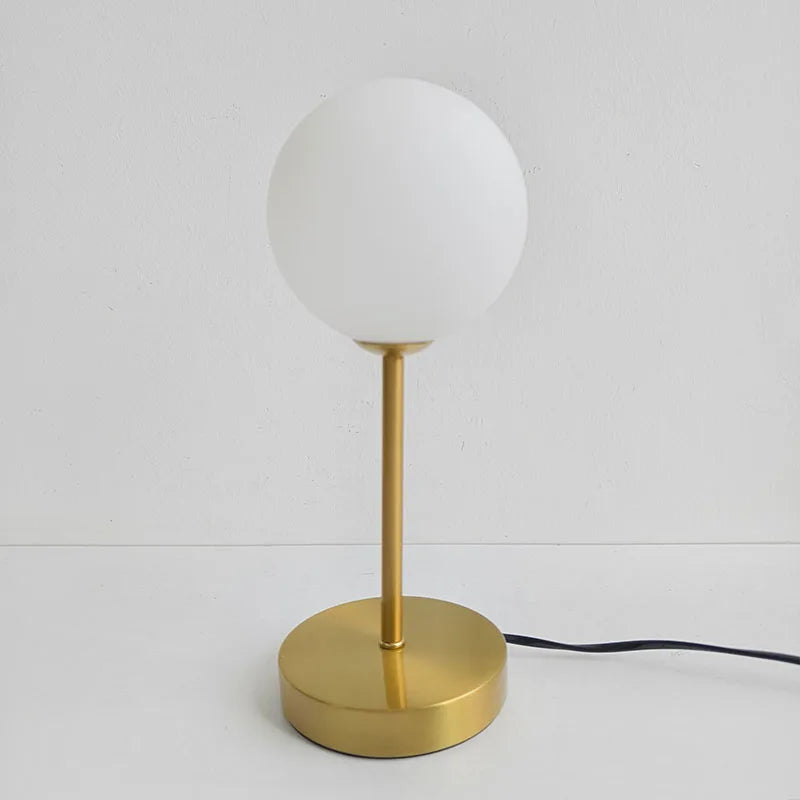 Luminaria de Mesa Arcaira - Vidro Texturizado - escritorio organico moderno