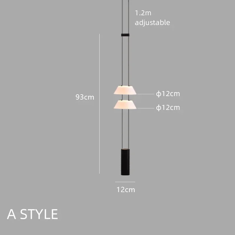 Lustre Circular Minimalista Moderno para Sala de Estar e Bar