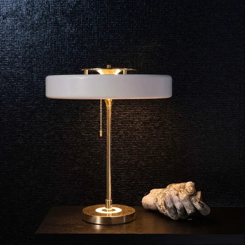 Luminária Retrô Britânica LED Escandinava Mesa Sala Quarto
