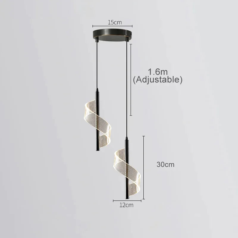 Pendente LED Moderno para Sala, Quarto e Bar