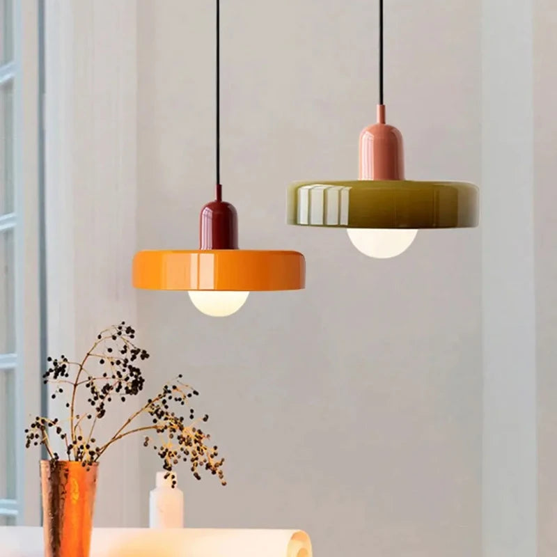 Pendente de Vidro Decorativo para Sala, Cozinha, Ilha e Quarto