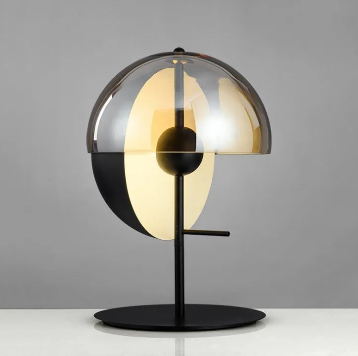 Luminaria de Mesa Avmaela - Vidro Texturizado - home office escultural