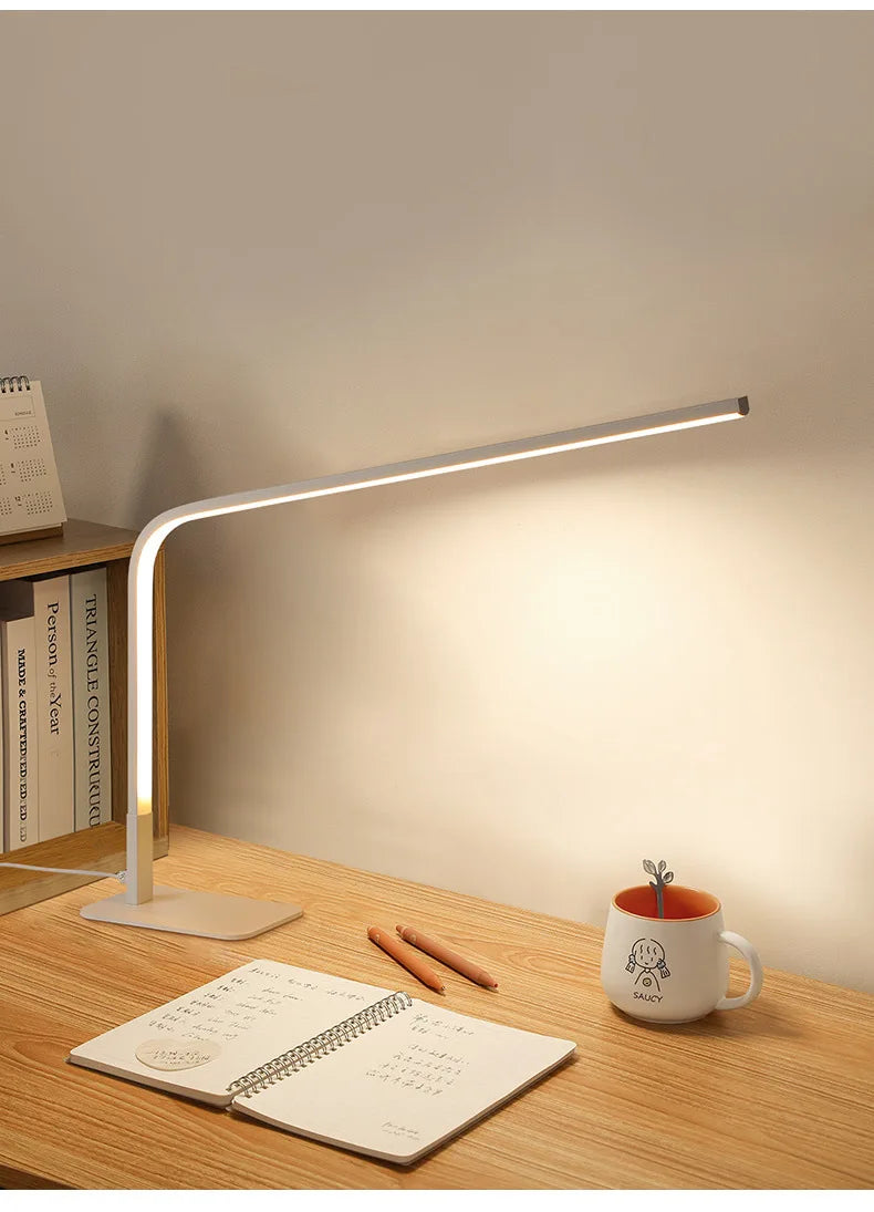 Mini Luminária de Mesa LED USB Recarregável Dobrável – Proteção Ocular