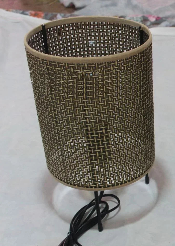 Luminária Rattan Artesanal Nórdica Cabeceira