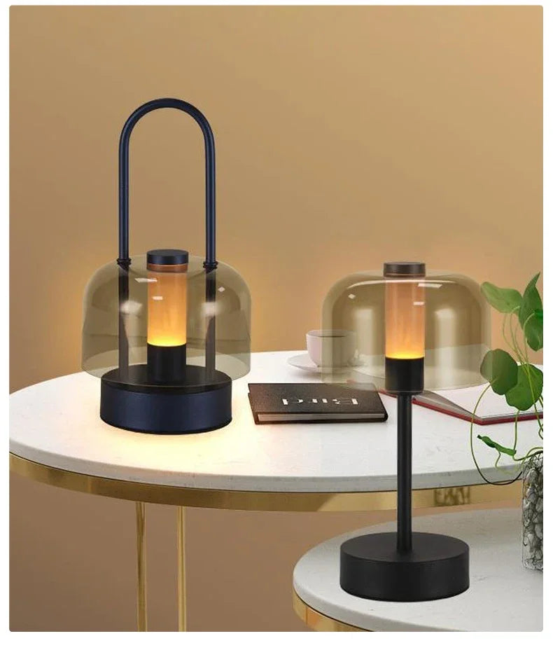 Luminaria de Mesa Avcaela - Acabamento Natural - home office atemporal