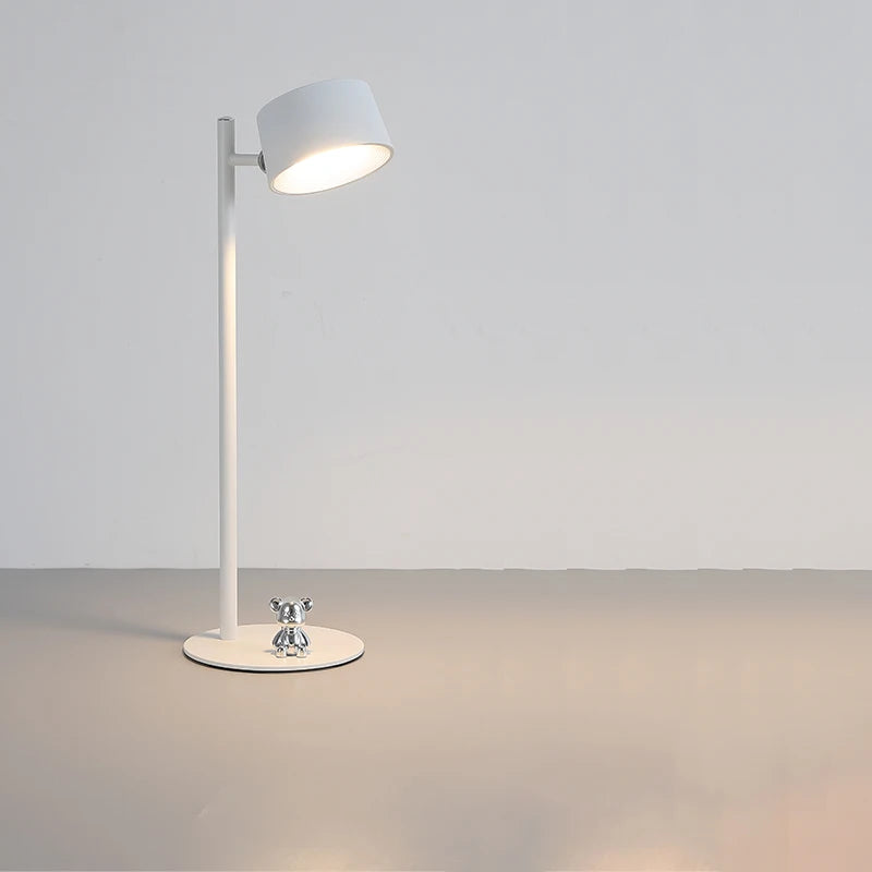 Luminária de Mesa Magnética Recarregável Giratória – Para Estudo e Parede