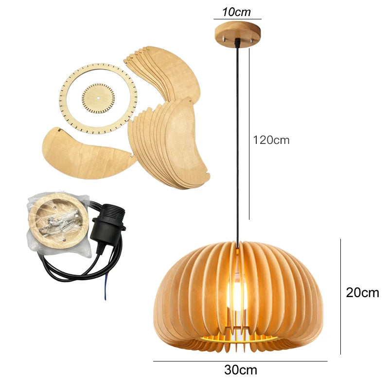 Pendente Eldiina - Rattan e Bambu - bancada gourmet boho natural