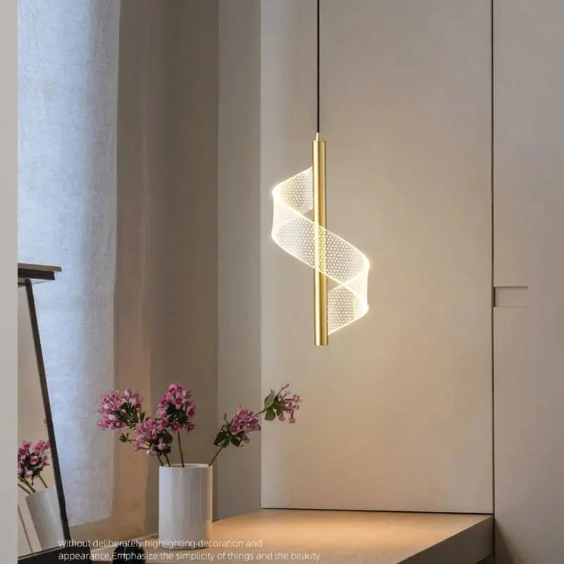 Pendente LED Moderno para Sala, Quarto e Bar
