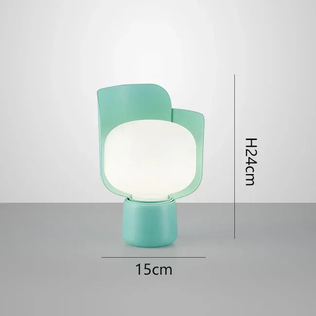 Luminaria de Mesa Arroara - Metal Escovado - mesa lateral escultural