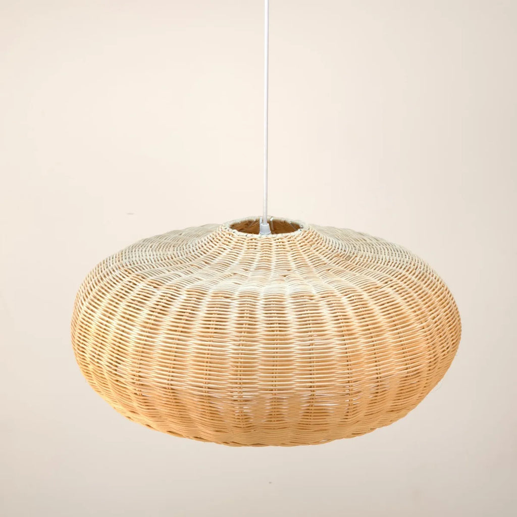 Pendente Artesanal de Rattan e Vime Boho