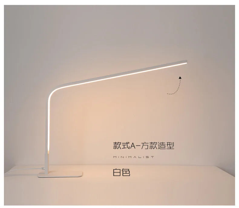 Mini Luminária de Mesa LED USB Recarregável Dobrável – Proteção Ocular