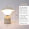 Luminárias de Mesa 2026 Modern Night Light Atmosphere Lamp with Touch Dimming and Charging Function Desk Lamp