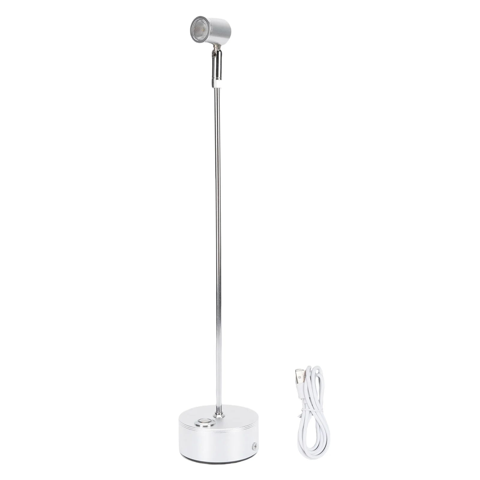 Spot de Mesa 3W Recarregável Touch – 3 Cores para Joalheria e Vitrine