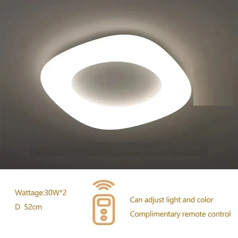 Lustre Circular Nórdico em Acrílico