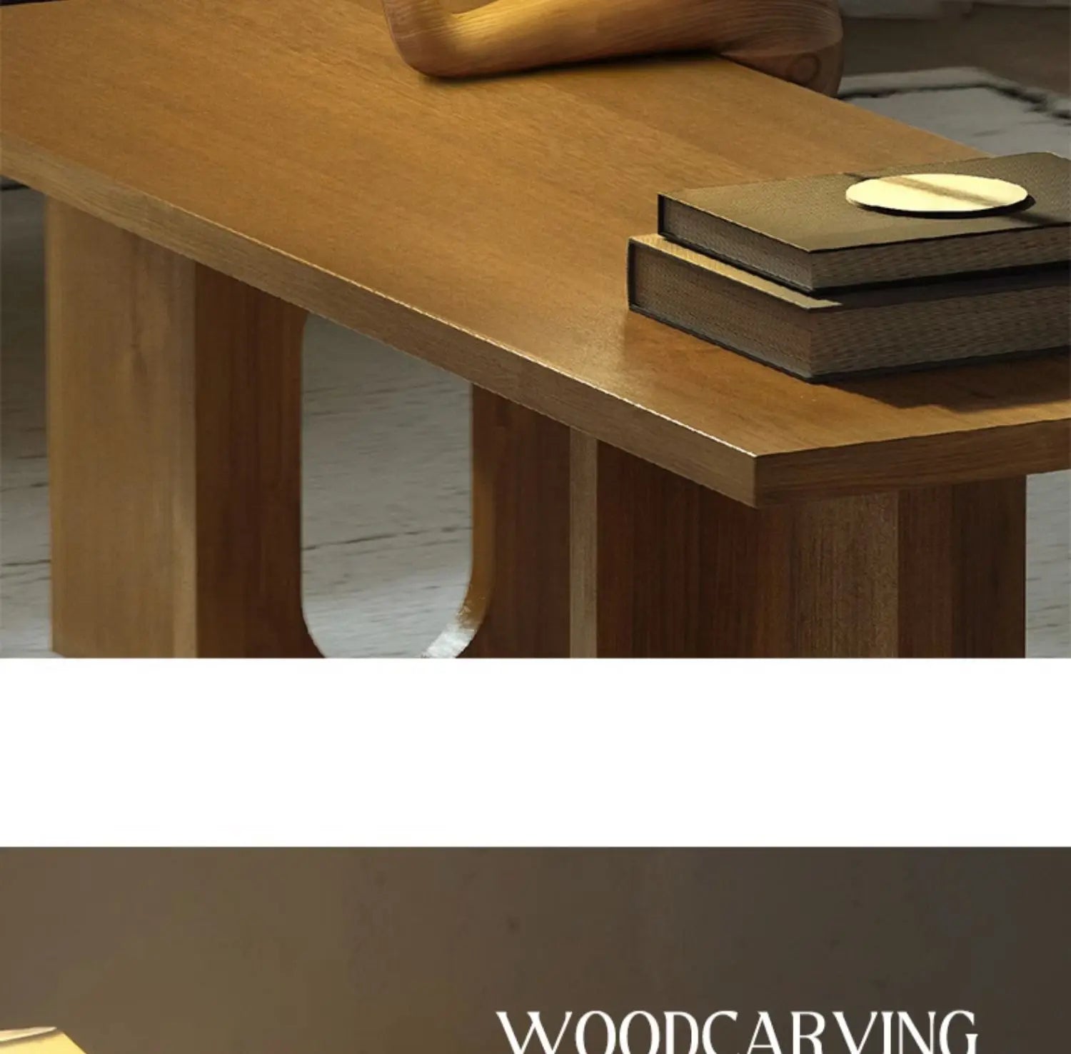 Luminária de Mesa Madeira Criativa para Quarto e Sala – Atmosfera Aconchegante