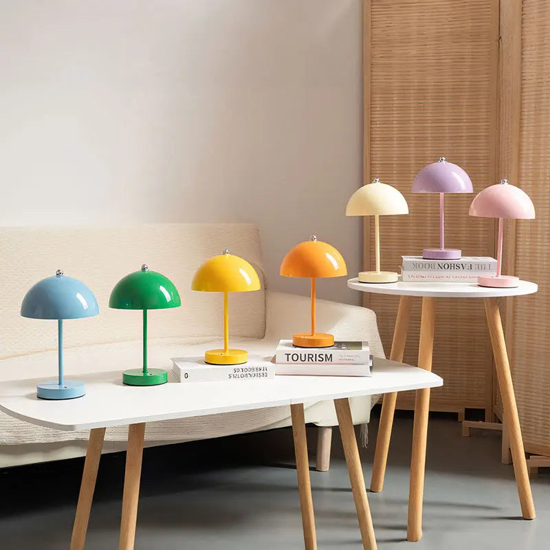 Luminária de Mesa Cogumelo Nórdica Ambient Cabeceira