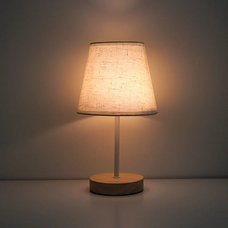 Luminária Madeira USB Quarto Quarto LED Decorativa