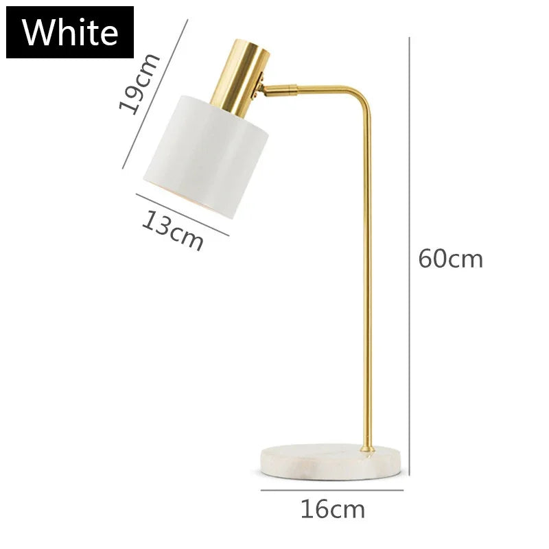 Luminária de Mesa LED Multi-ângulo com Proteção Ocular – Estilo Nórdico