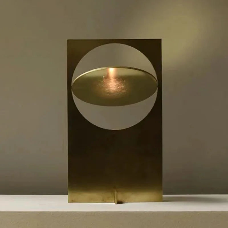 Luminária de Mesa Pôr do Sol Minimalista – Atmosfera de Luxo para Quarto