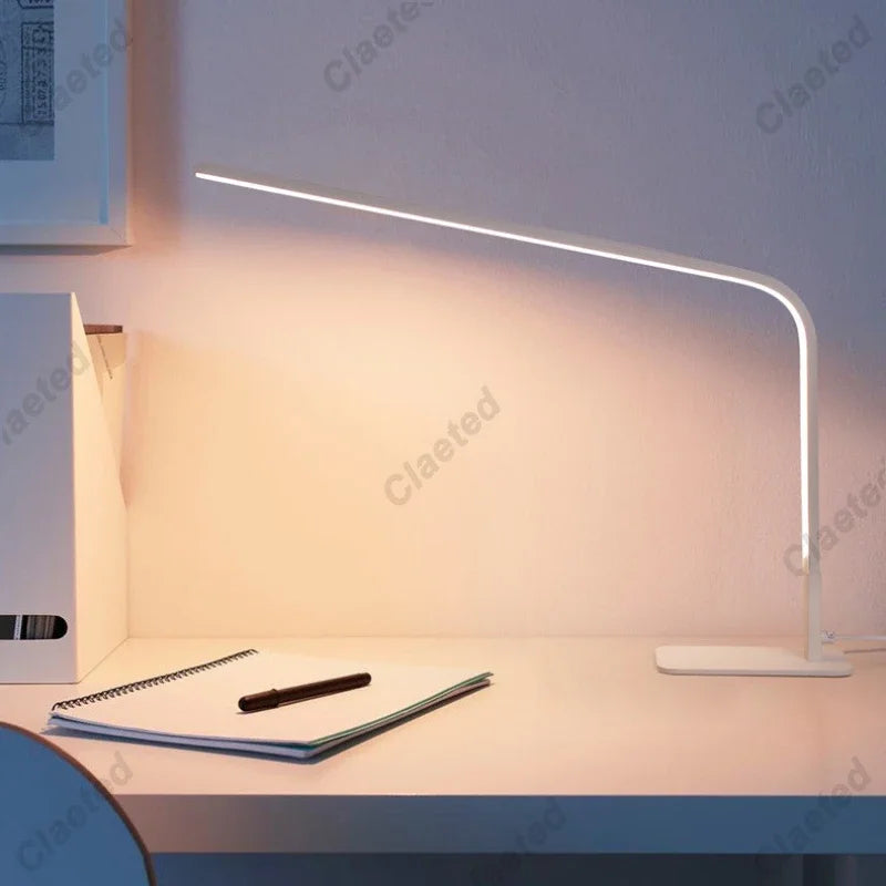 Mini Luminária de Mesa LED USB Recarregável Dobrável – Proteção Ocular