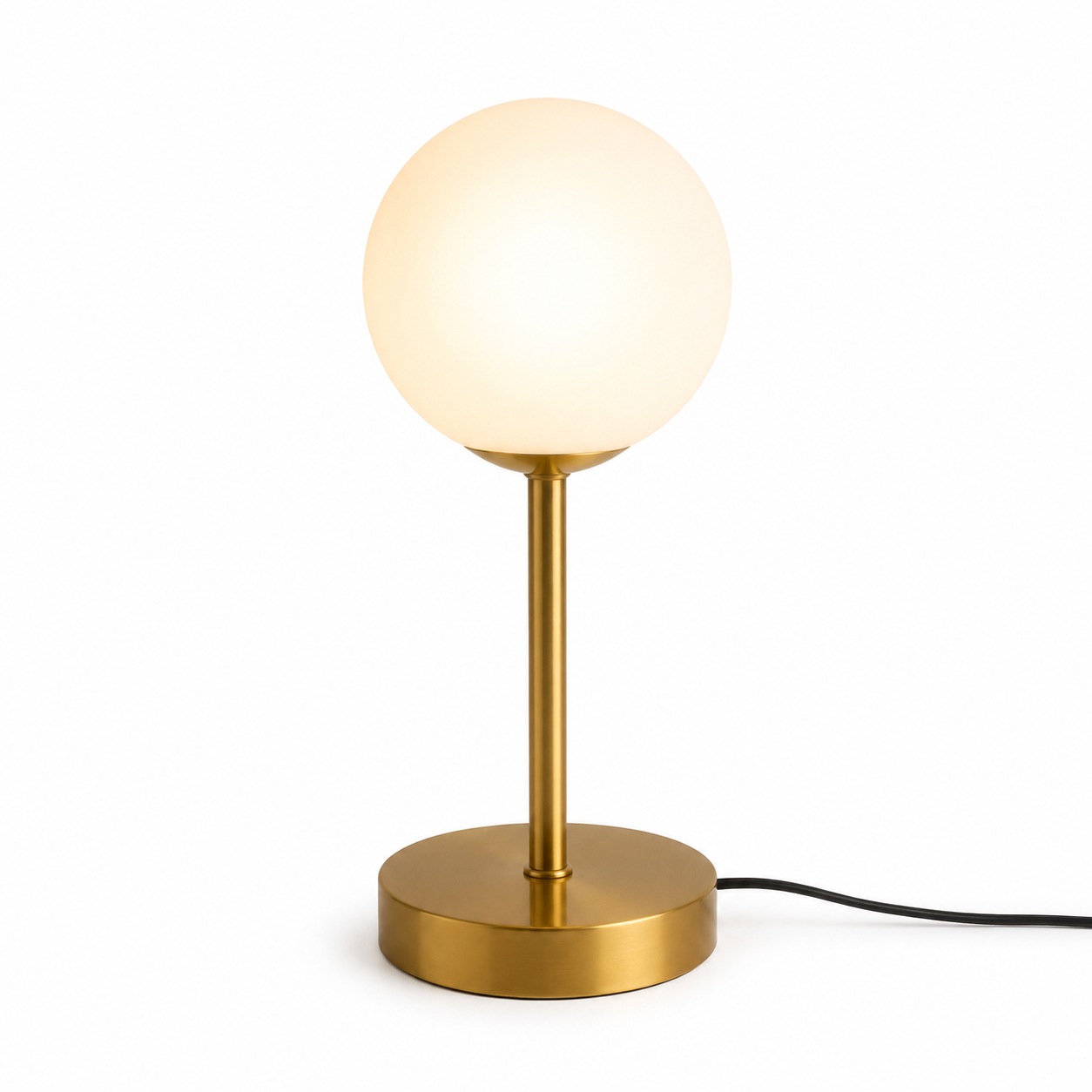 Luminaria de Mesa Arcaira - Vidro Texturizado - escritorio organico moderno
