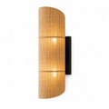 Arandela Bambu Cortina G9 LED Estilo Medieval para Jardim e Varanda