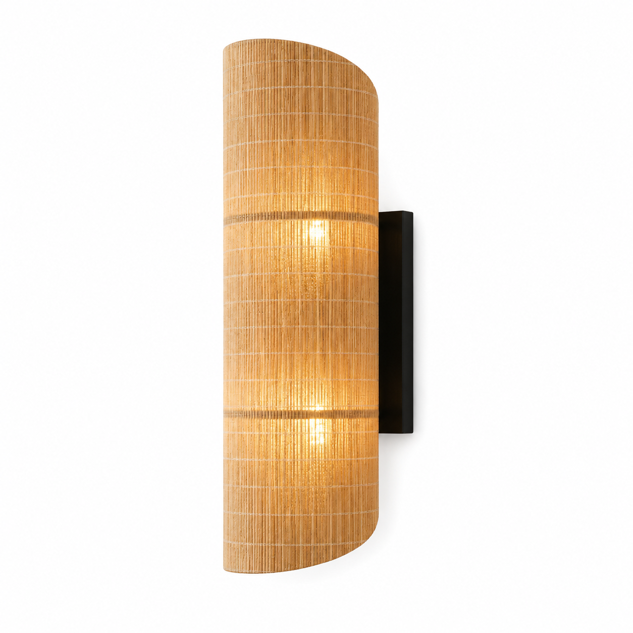 Arandela Bambu Cortina G9 LED Estilo Medieval para Jardim e Varanda