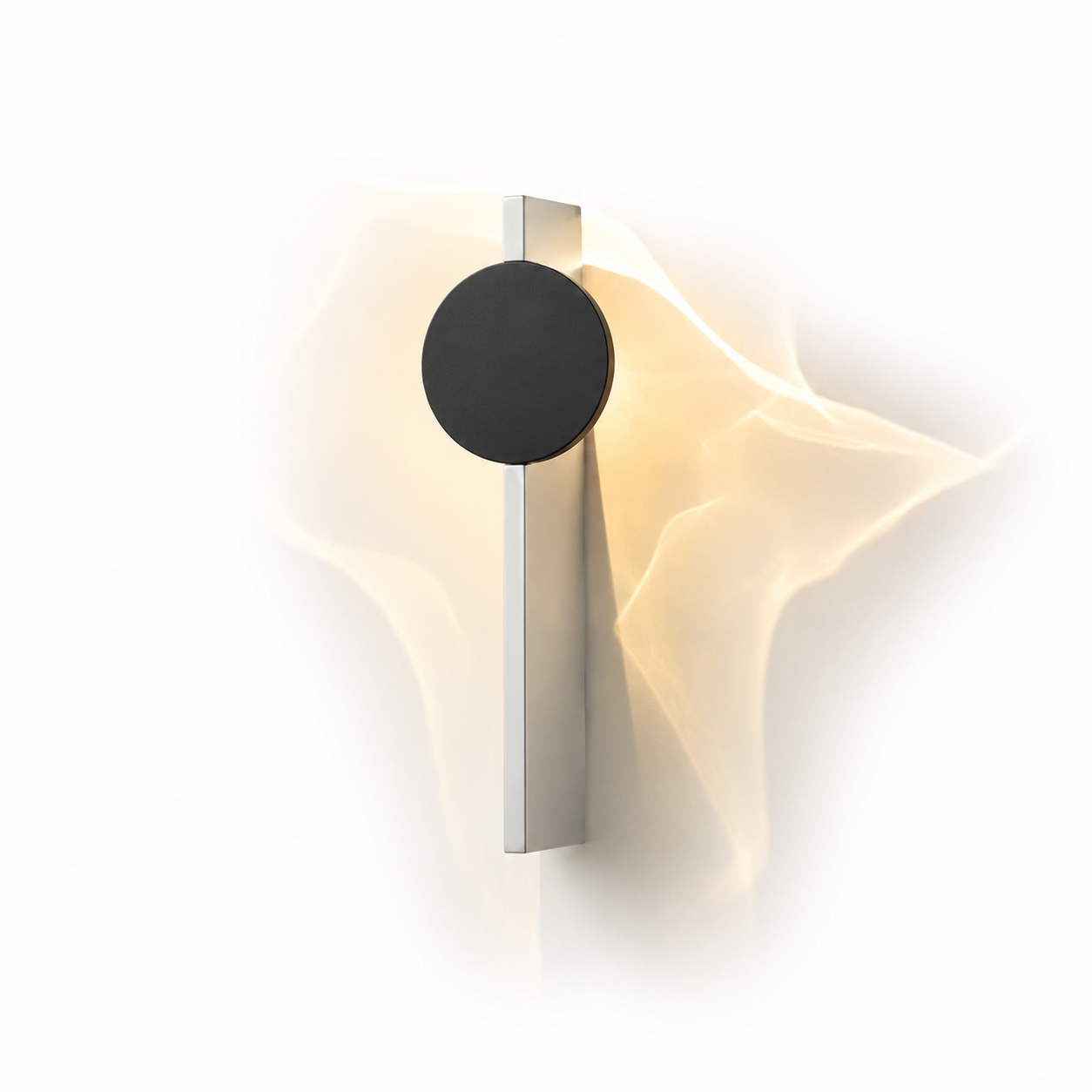 Arandela LED Rotativa Ondulada Aço Inox para Sala e Quarto