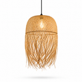 Pendente Elmiuna - Bambu Natural - ilha de cozinha boho natural