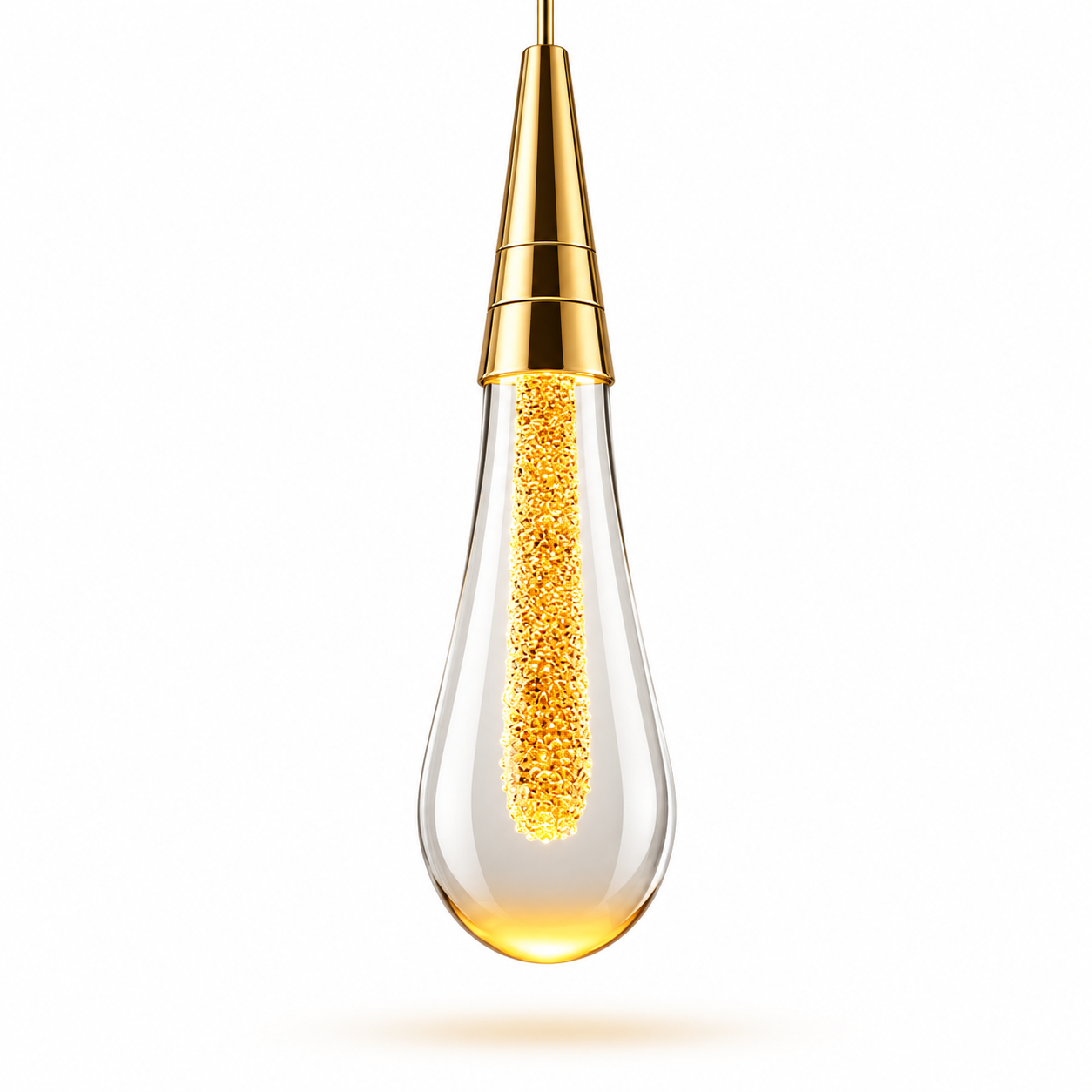 Pendente de Cristal Gota d''Água LED para Sala de Jantar, Bar e Escada