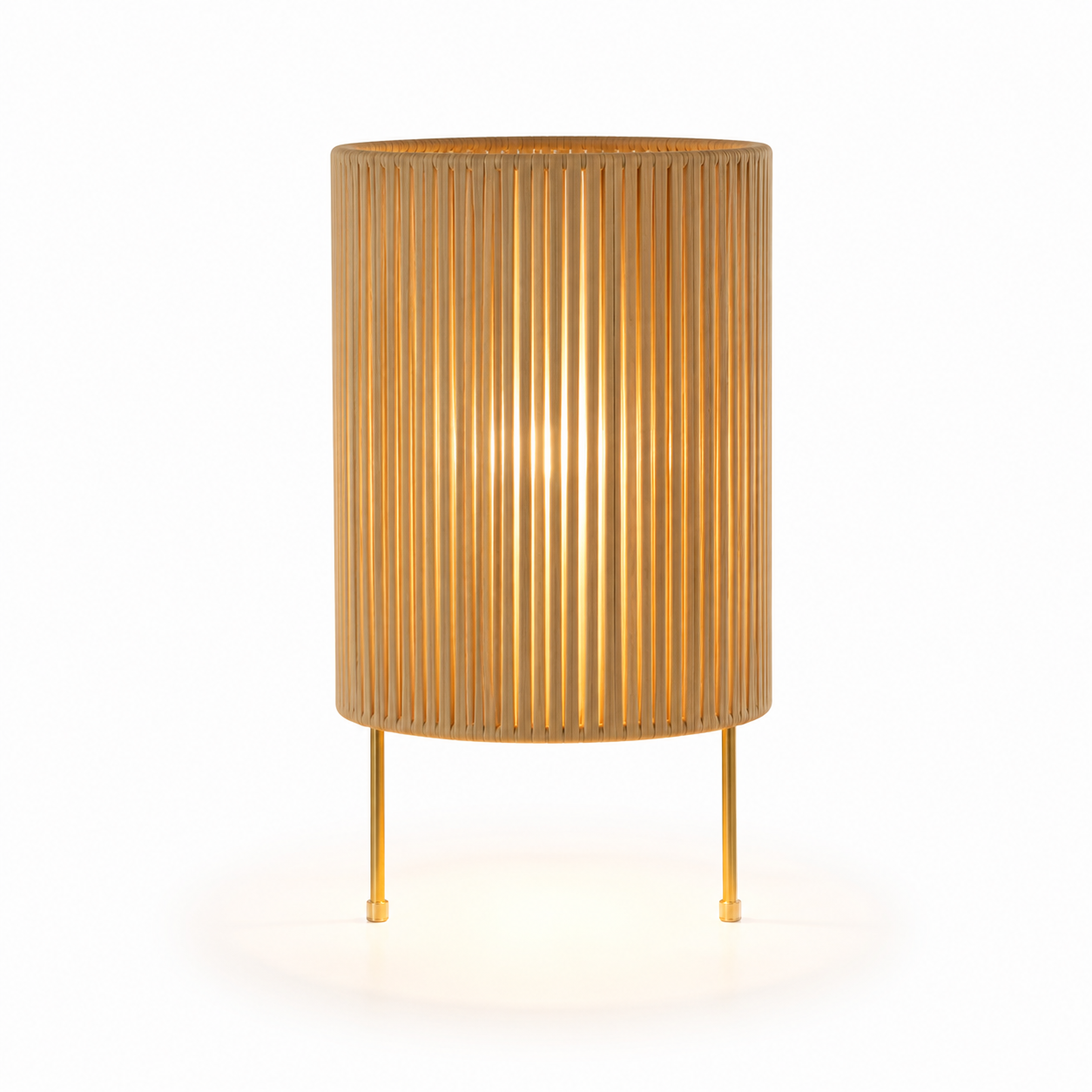 Luminária Rattan Artesanal Nórdica Cabeceira