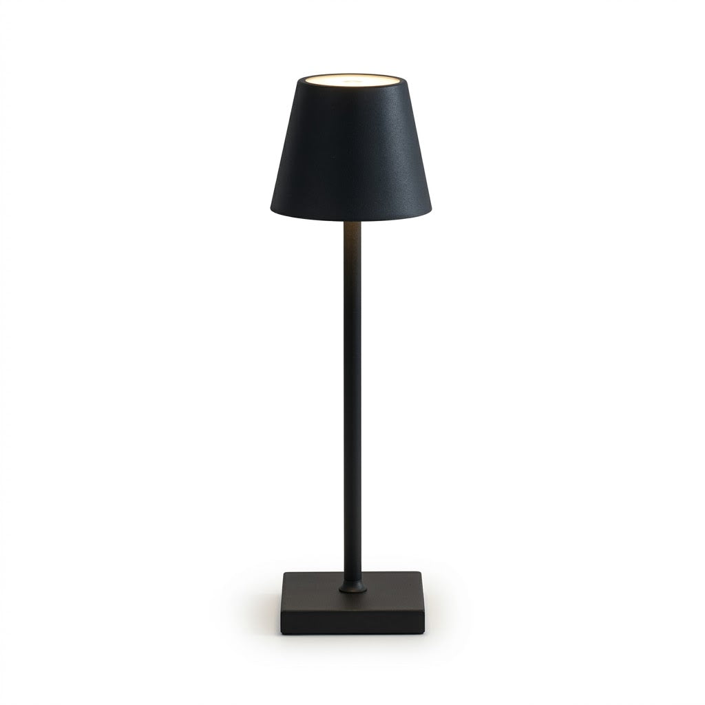 Luminaria de Mesa Avsiela - Acabamento Natural - home office contemporaneo