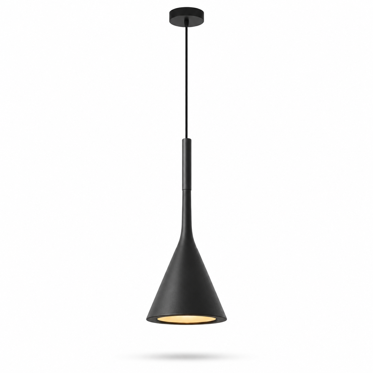 Pendente LED E27 Preto e Branco