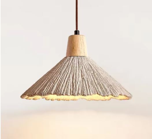Pendente Wabi-Sabi Creme para Quarto, Bar e Restaurante