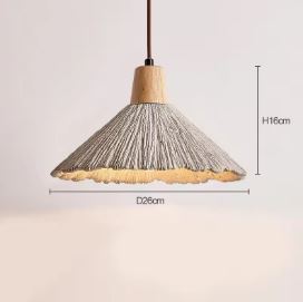Pendente Wabi-Sabi Creme para Quarto, Bar e Restaurante