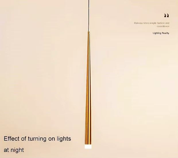 Pendente Cônico LED com Dimmer