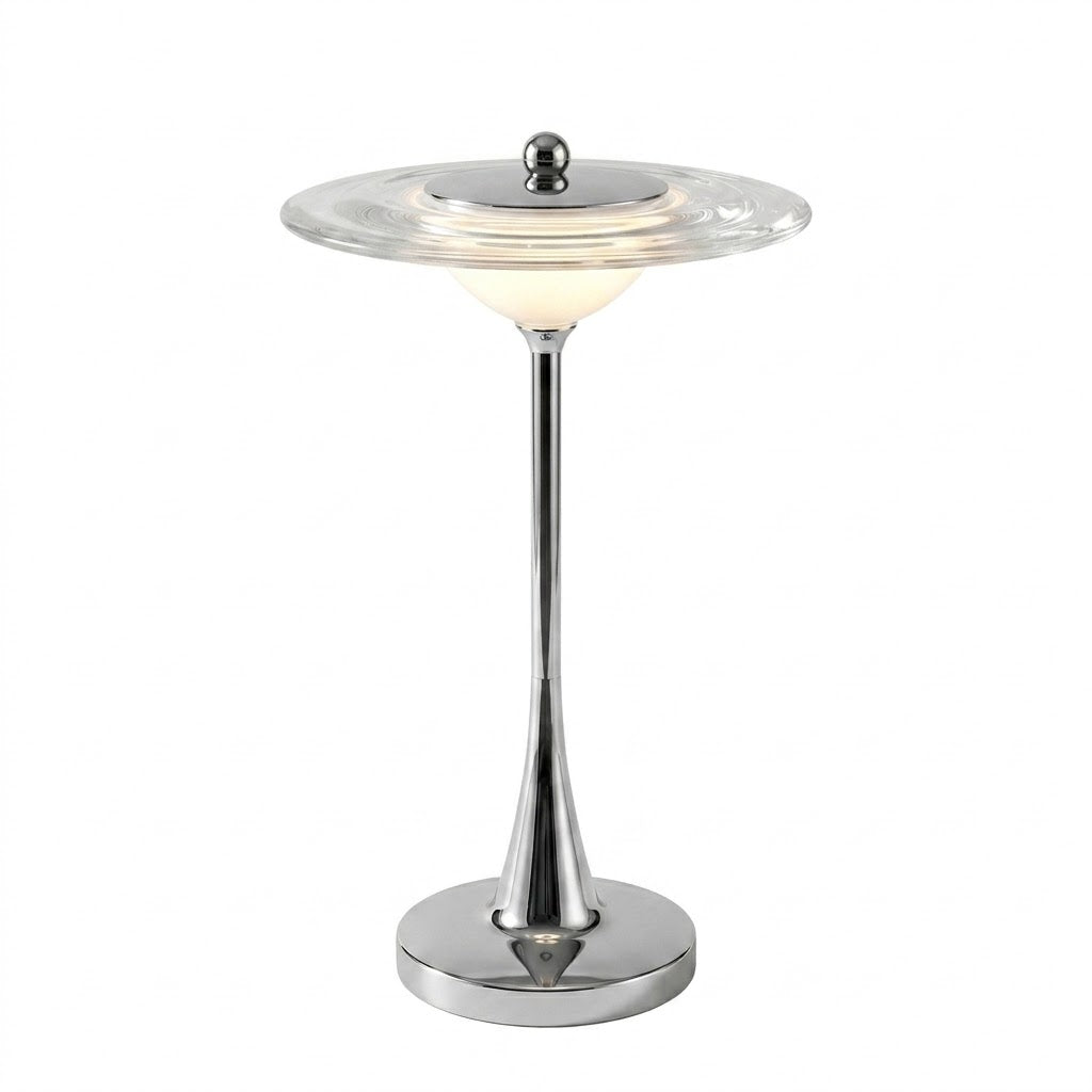 Luminária LED Disco Voador Recarregável Touch Cabeceira