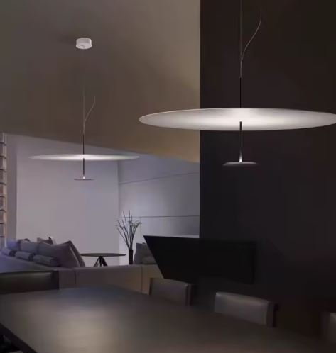 Pendente LED Nórdico Dourado e Preto
