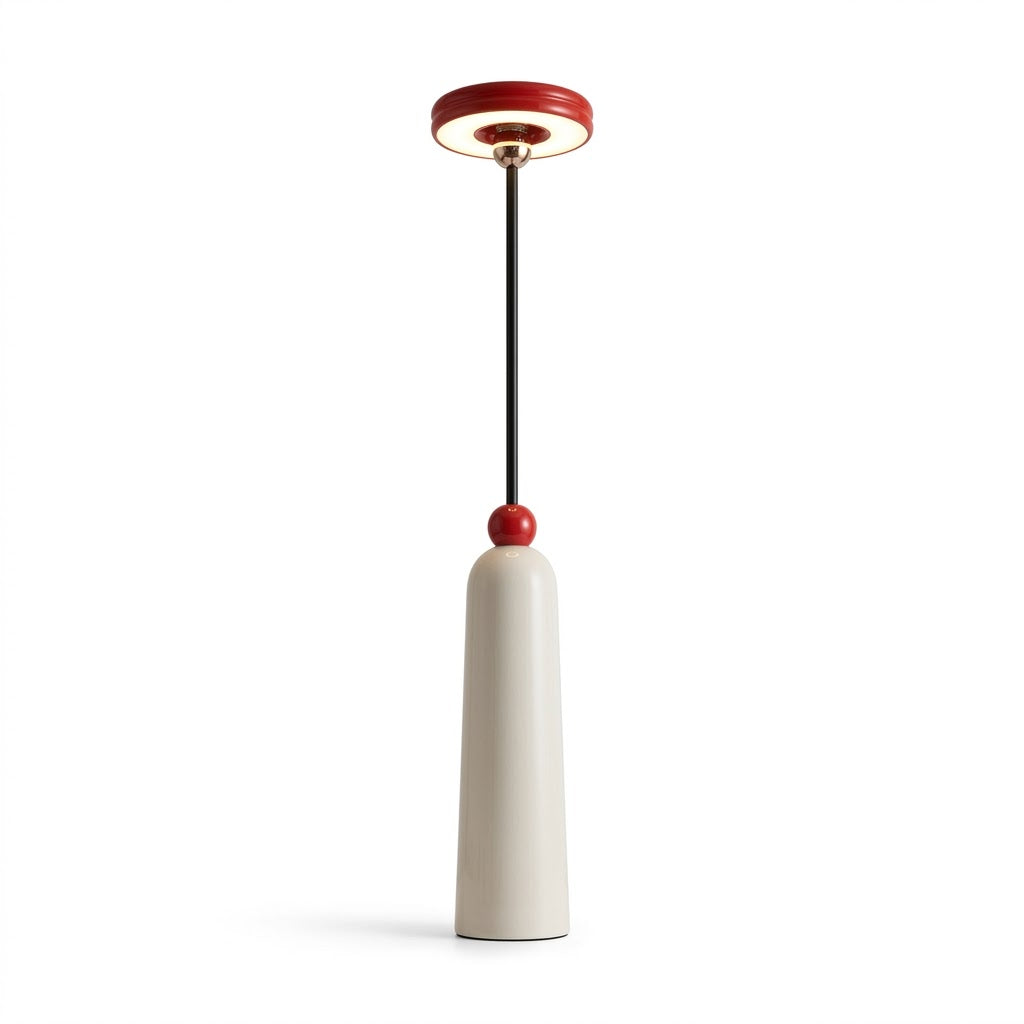 Luminária de Mesa LED Escalável Branca USB – Arte Minimalista