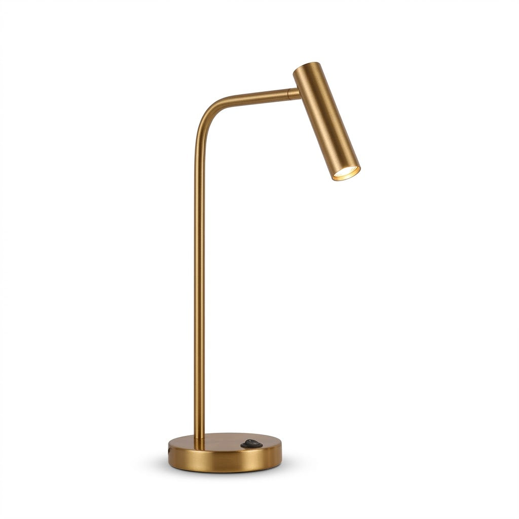 Luminária de Mesa Metal Minimalista para Hotel e Quarto – Designer