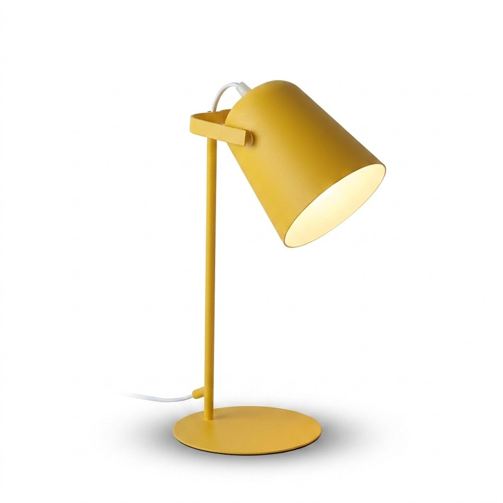 Luminária de Mesa LED Nórdica Preta para Estudo – Dormítorio e Home Office
