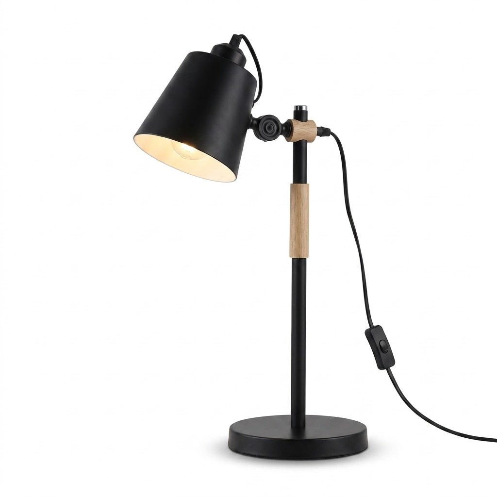 Luminária de Mesa LED Regulável E27 – Estudo, Escritório e Quarto